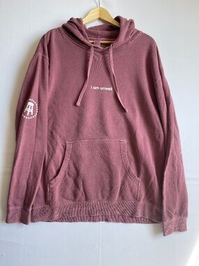 Barstool Sports Call Her Daddy I Am Unwell Mauve Hoodie Sweatshirt L
